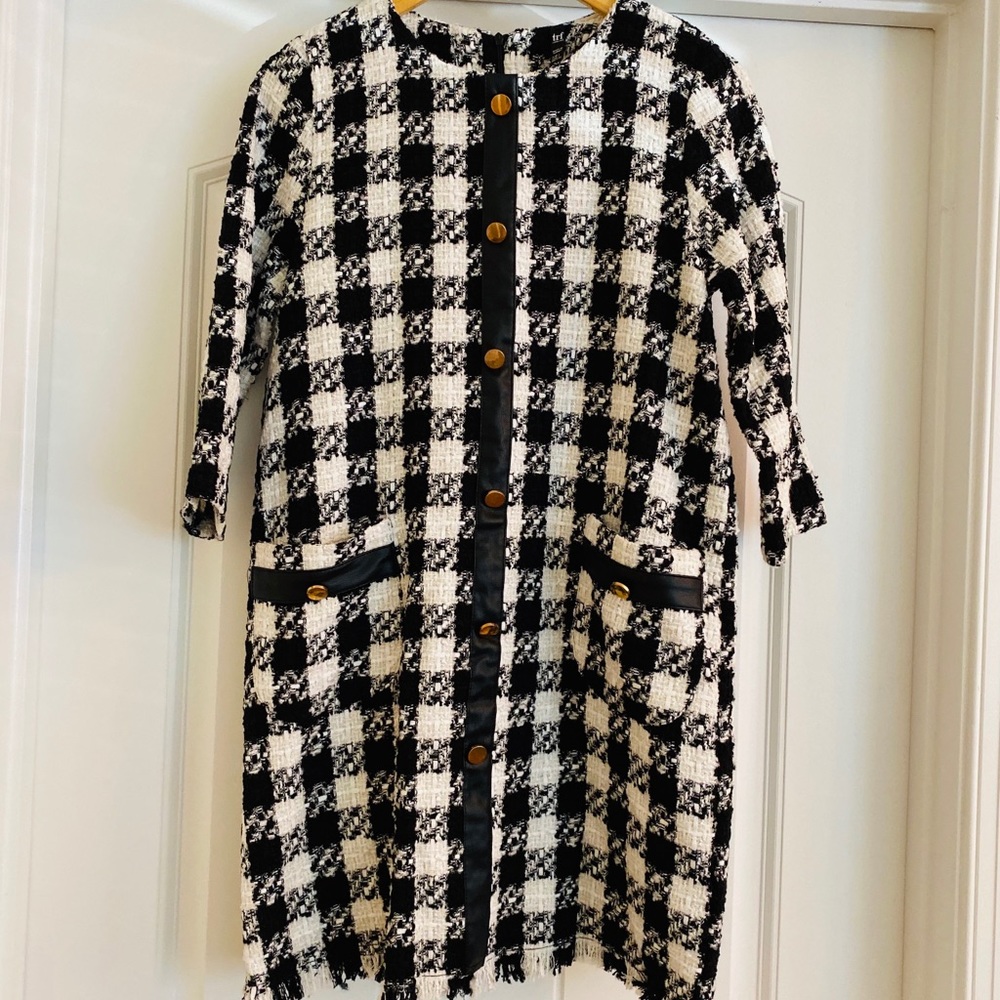 NWOT...Zara TRF collection tweed shift dress